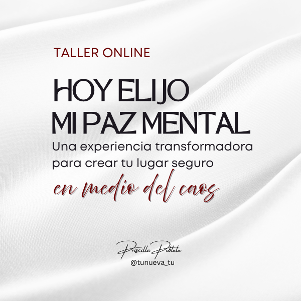 HOY ELIJO MI PAZ MENTAL